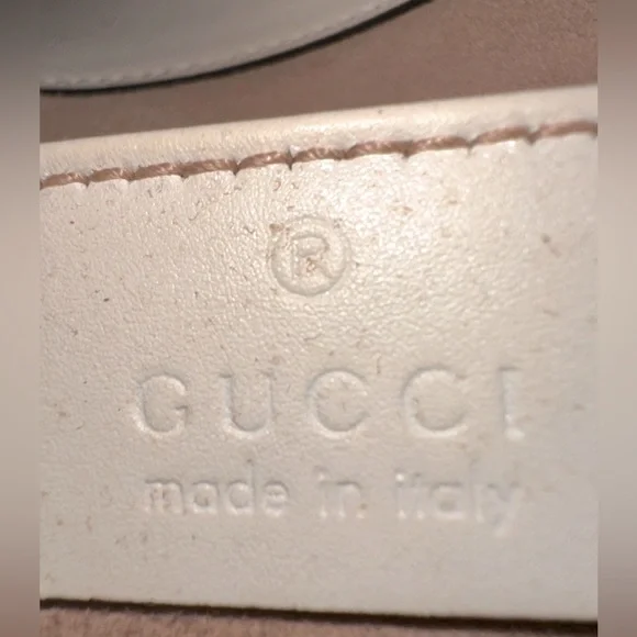 Gucci cream leather oversized clutch never used - Picture 11 of 13